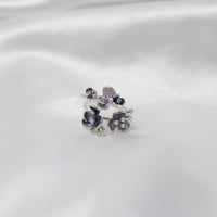 Midnight Bloom Statement Ring