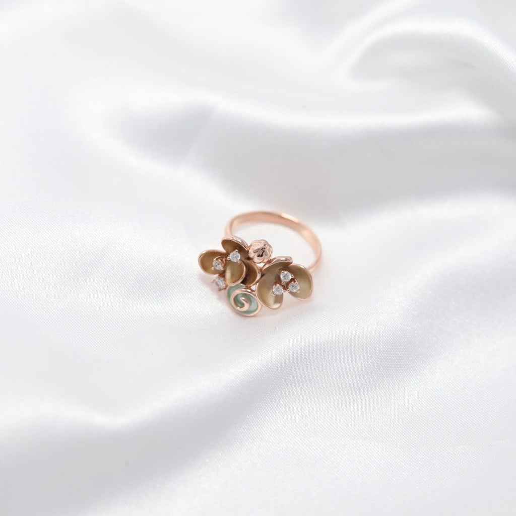 Golden Fern Ring