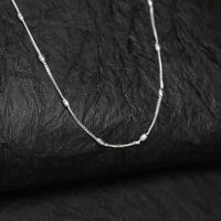 Silver Pebble Chain