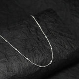 Silver Pebble Chain