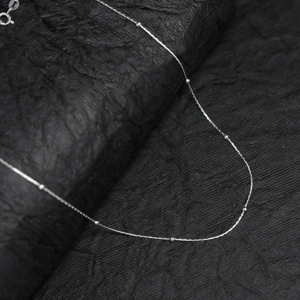 Boondi Silver Chain