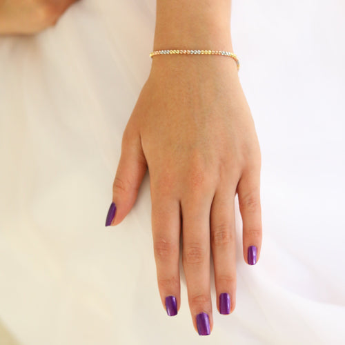 Trinity Spark — Three-Tone Bracelet