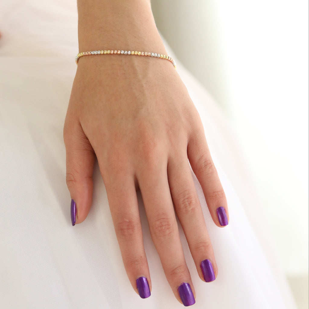 Trinity Spark — Three-Tone Bracelet