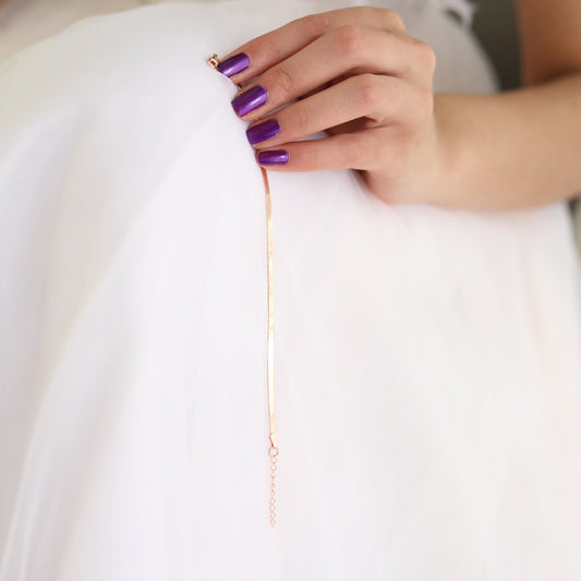 Rose Gold Snake chain Bracelet