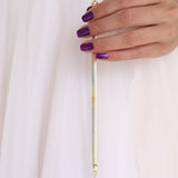 Three Tone Snake Chain Bracelet