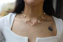 Load image into Gallery viewer, 3 Layered Pearl Neckpiece