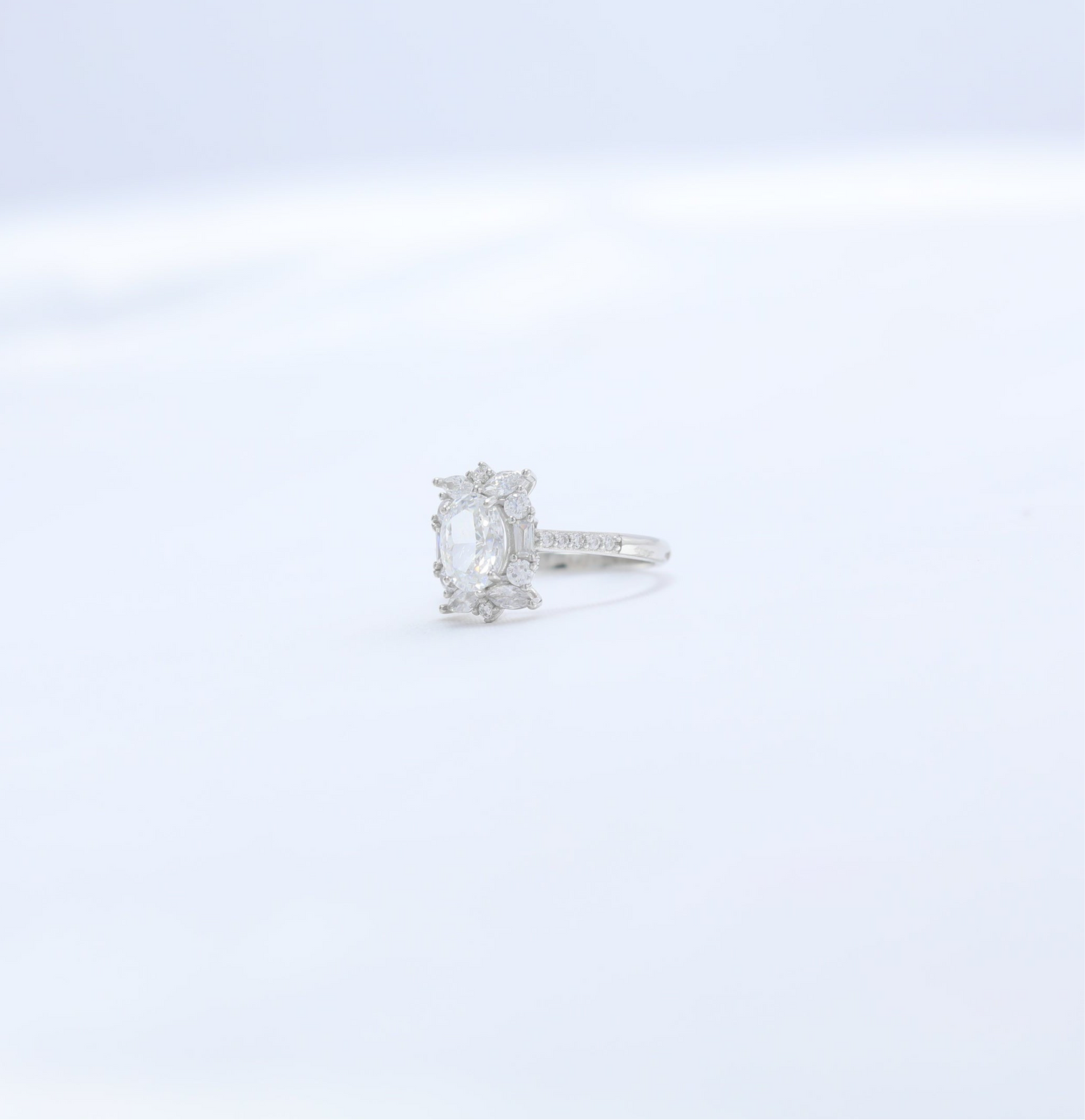 Rimjhim Ring - White