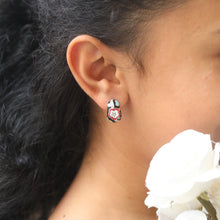 Load image into Gallery viewer, Midnight Bloom Pendant set | 92.5 silver