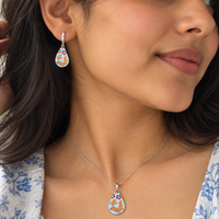 Butterfly whispers pendant set