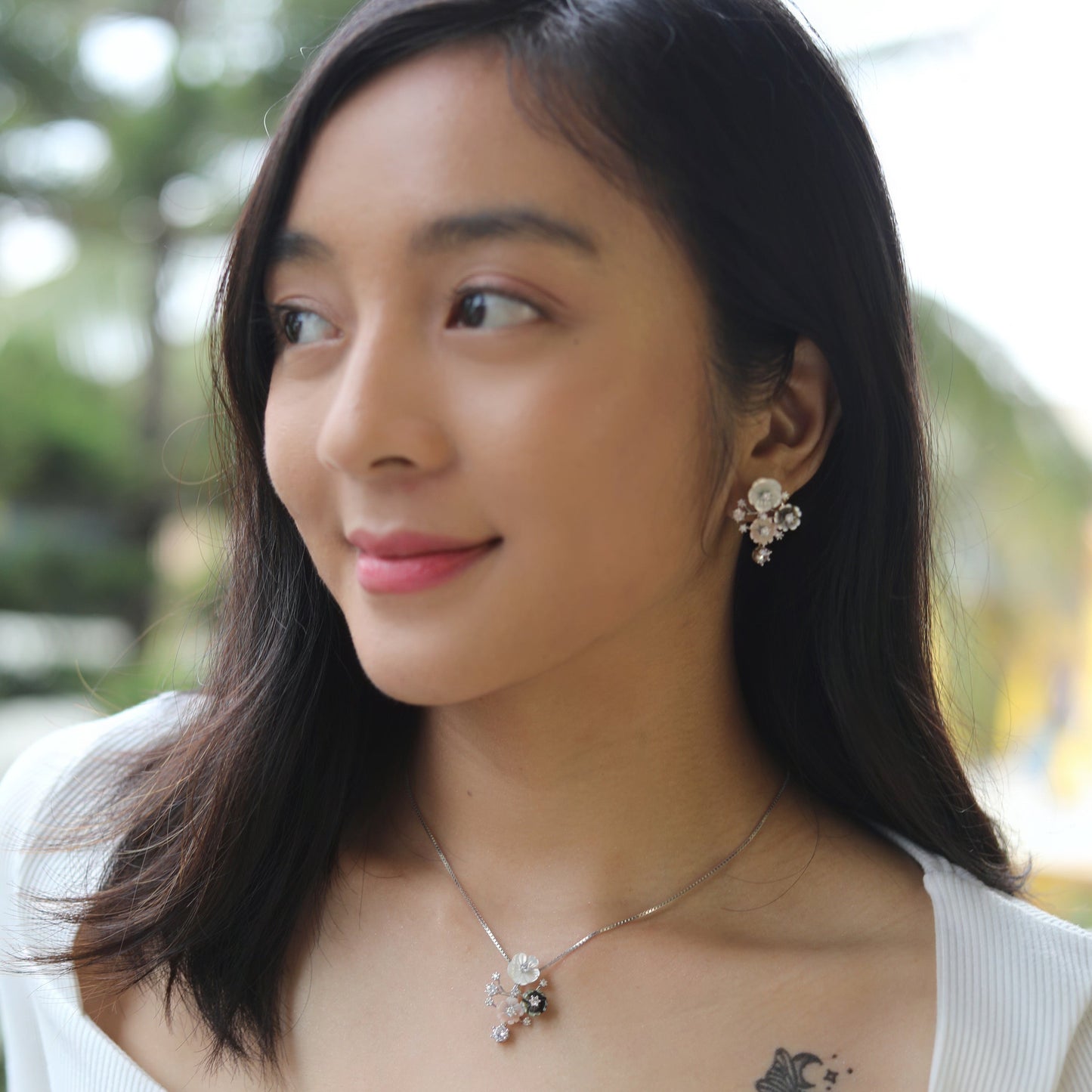 Floral Elegance Pendant set
