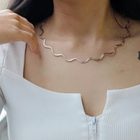 Wave choker | 92.5 silver