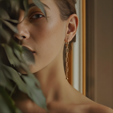 Golden Chain Drop Earrings