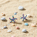 Star Evil Eye Stud