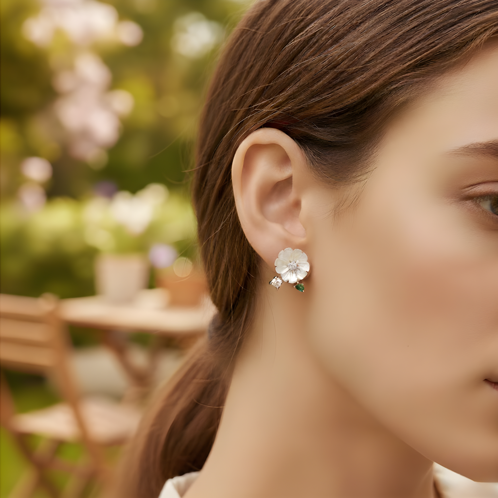 Snowleaf Bloom Earrings