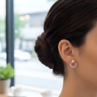 Rosé Raga Studs