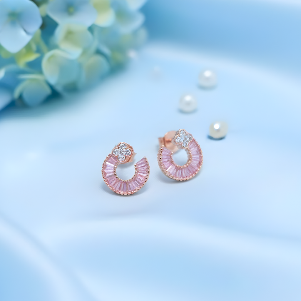 Rosé Raga Studs