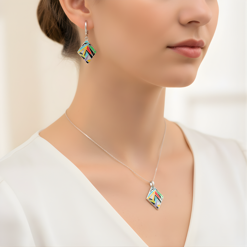 GeoLuxe Pendant Set