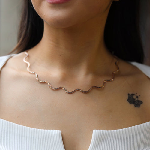 Wave choker | 92.5 silver