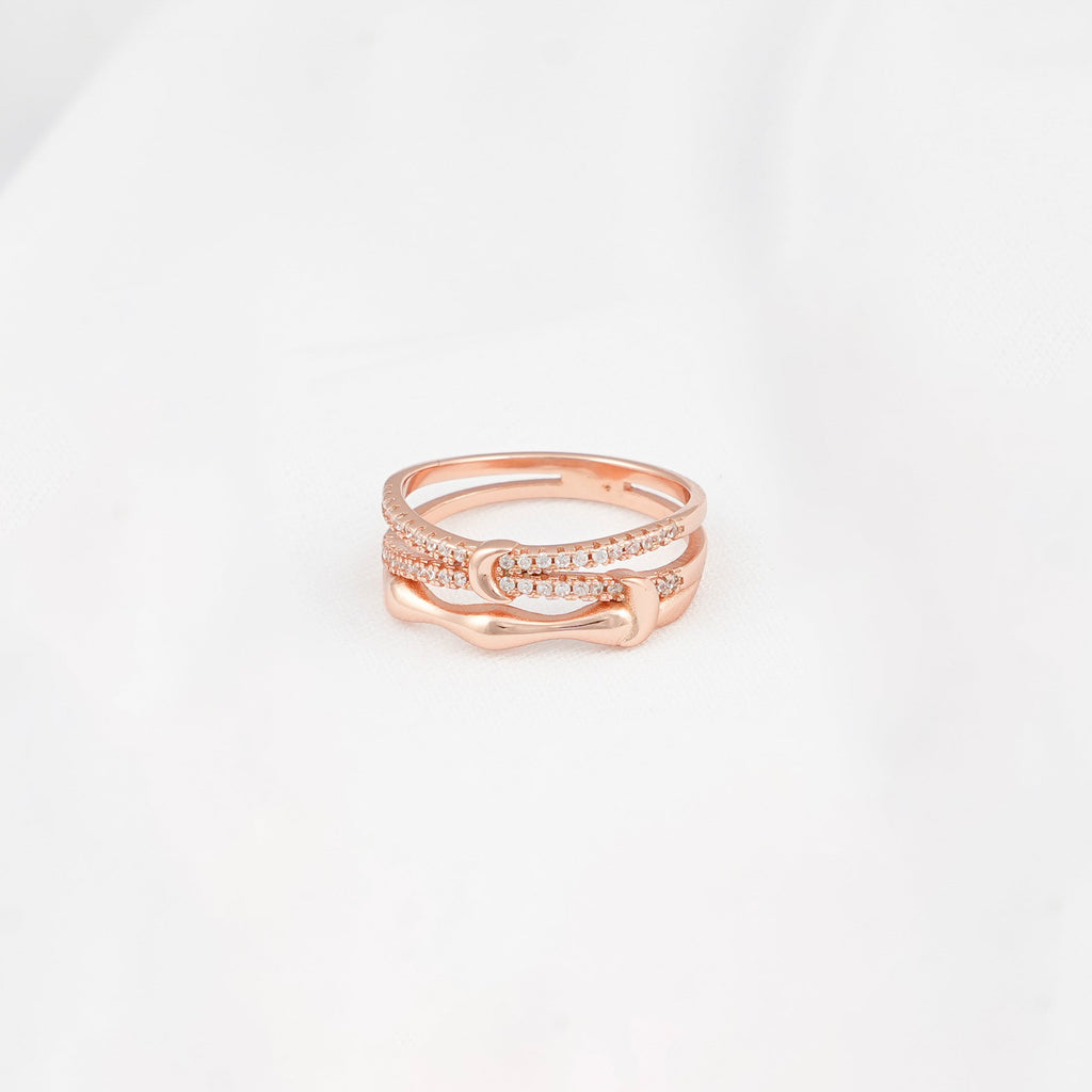 Blush Link Ring