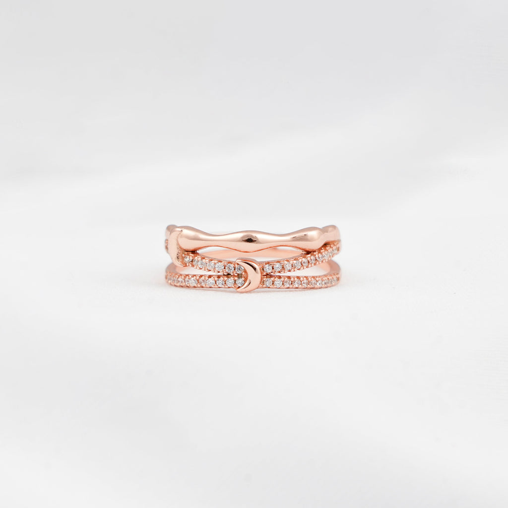 Blush Link Ring