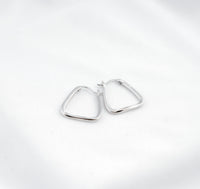 Sleek Geo Hoops