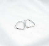 Sleek Geo Hoops