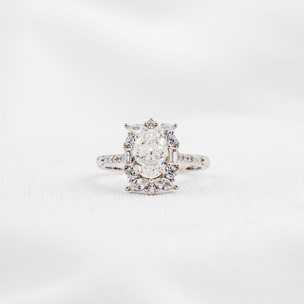 Rimjhim Ring - White