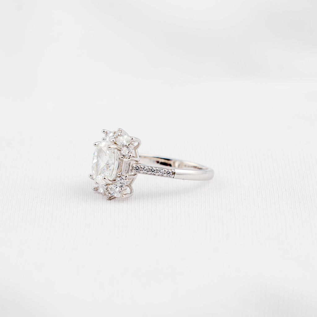 Rimjhim Ring - White