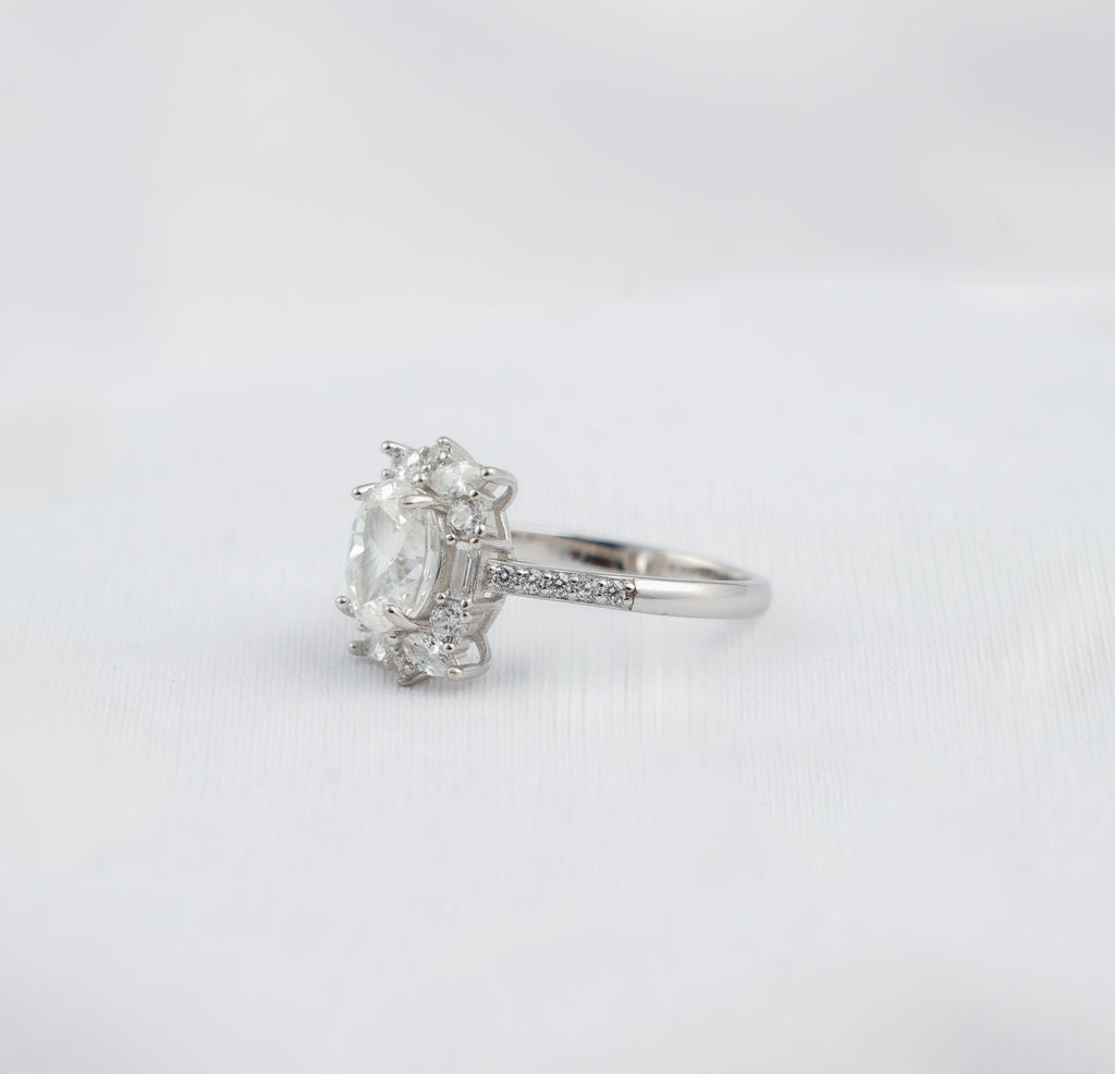 Rimjhim Ring - White