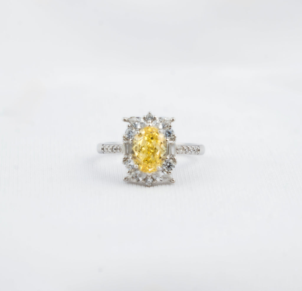 Rimjhim Ring - Yellow