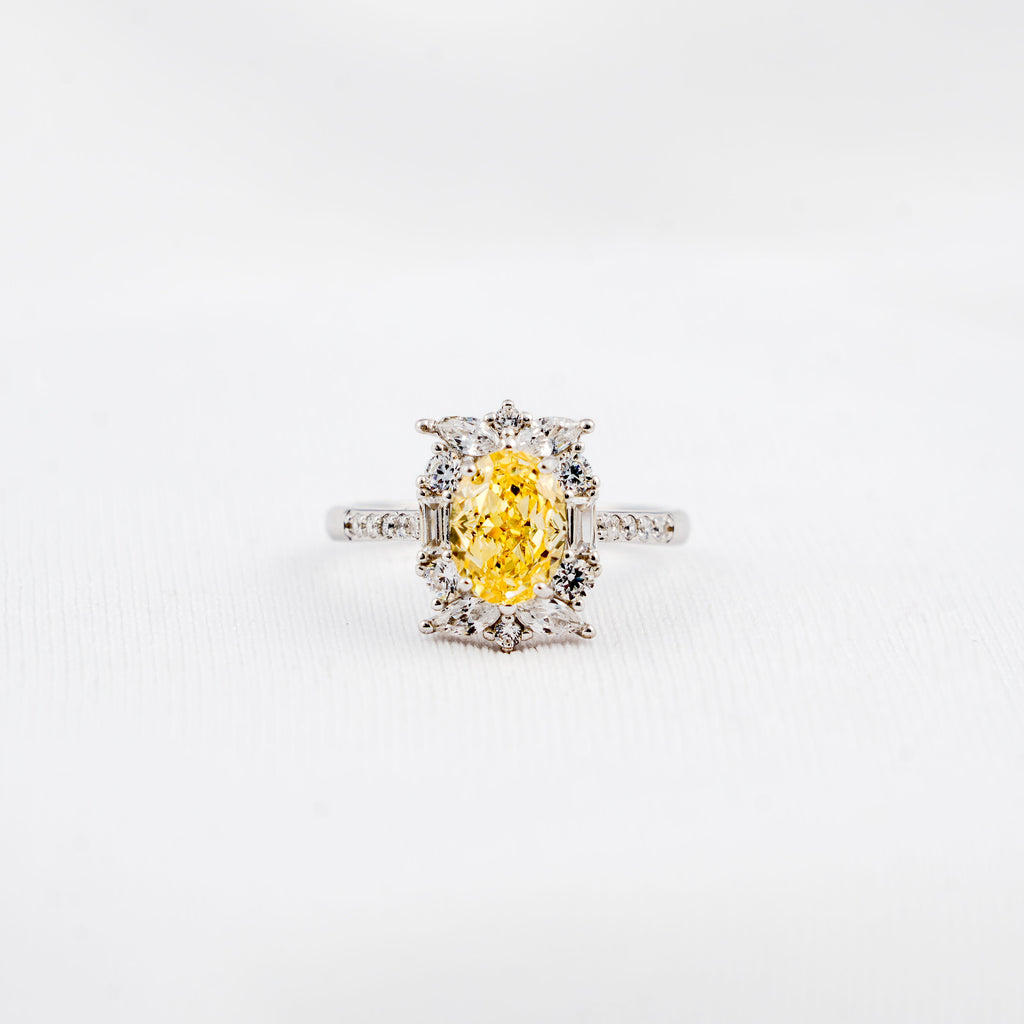 Rimjhim Ring - Yellow