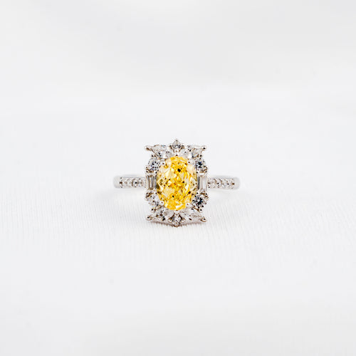 Rimjhim Ring - Yellow
