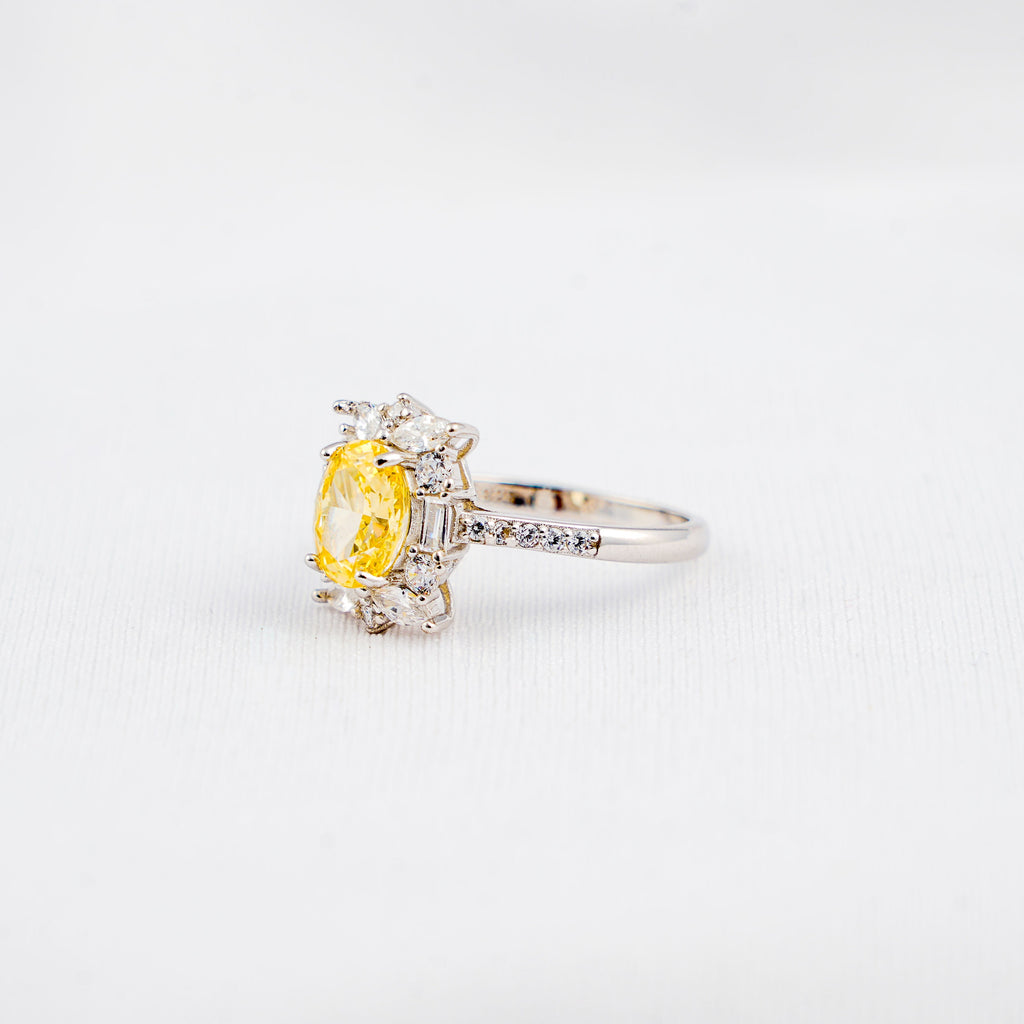 Rimjhim Ring - Yellow