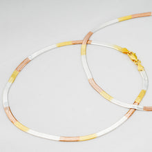 Load image into Gallery viewer, Verona Anklet | Three Tone Anklet