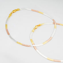 Load image into Gallery viewer, Verona Anklet | Three Tone Anklet