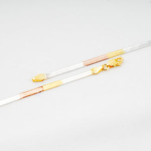 Verona Anklet | Three Tone Anklet