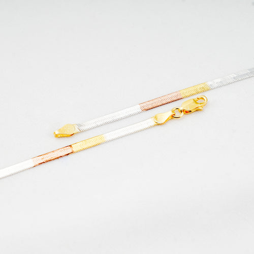 Verona Anklet | Three Tone Anklet