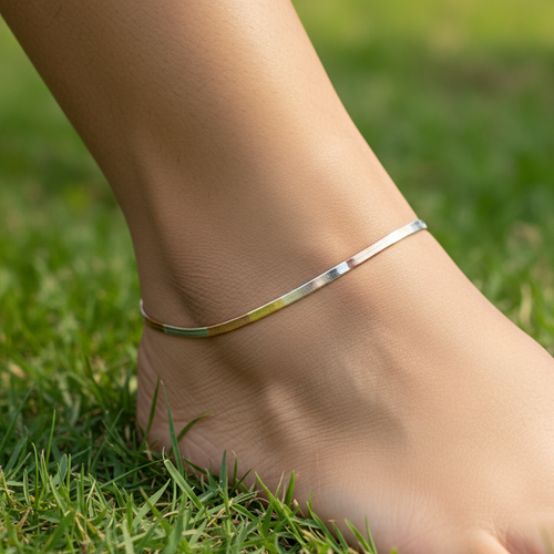 Verona Anklet | Three Tone Anklet