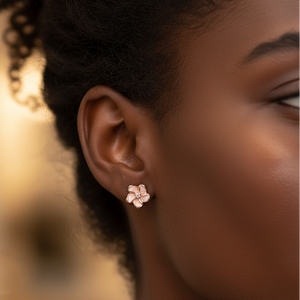Blush Bloom Studs