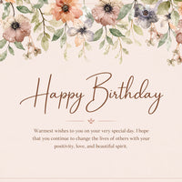 Happy Birthday - Gift Card