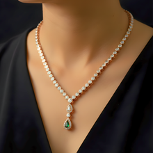 Load image into Gallery viewer, Emerald Grace Necklace