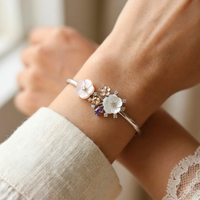 silver kada bracelet
