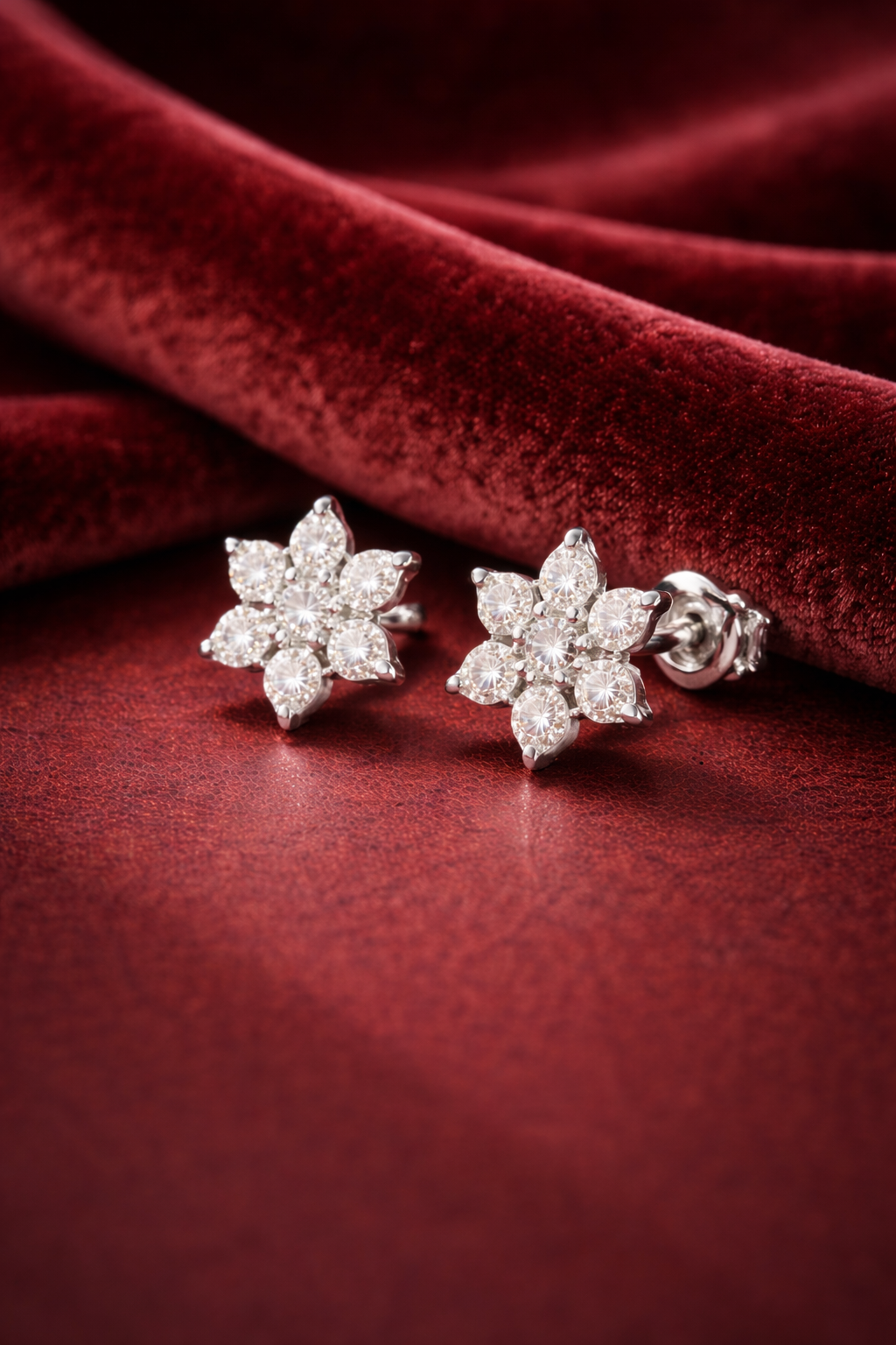 Miravi 925 sterling silver earrings collection card