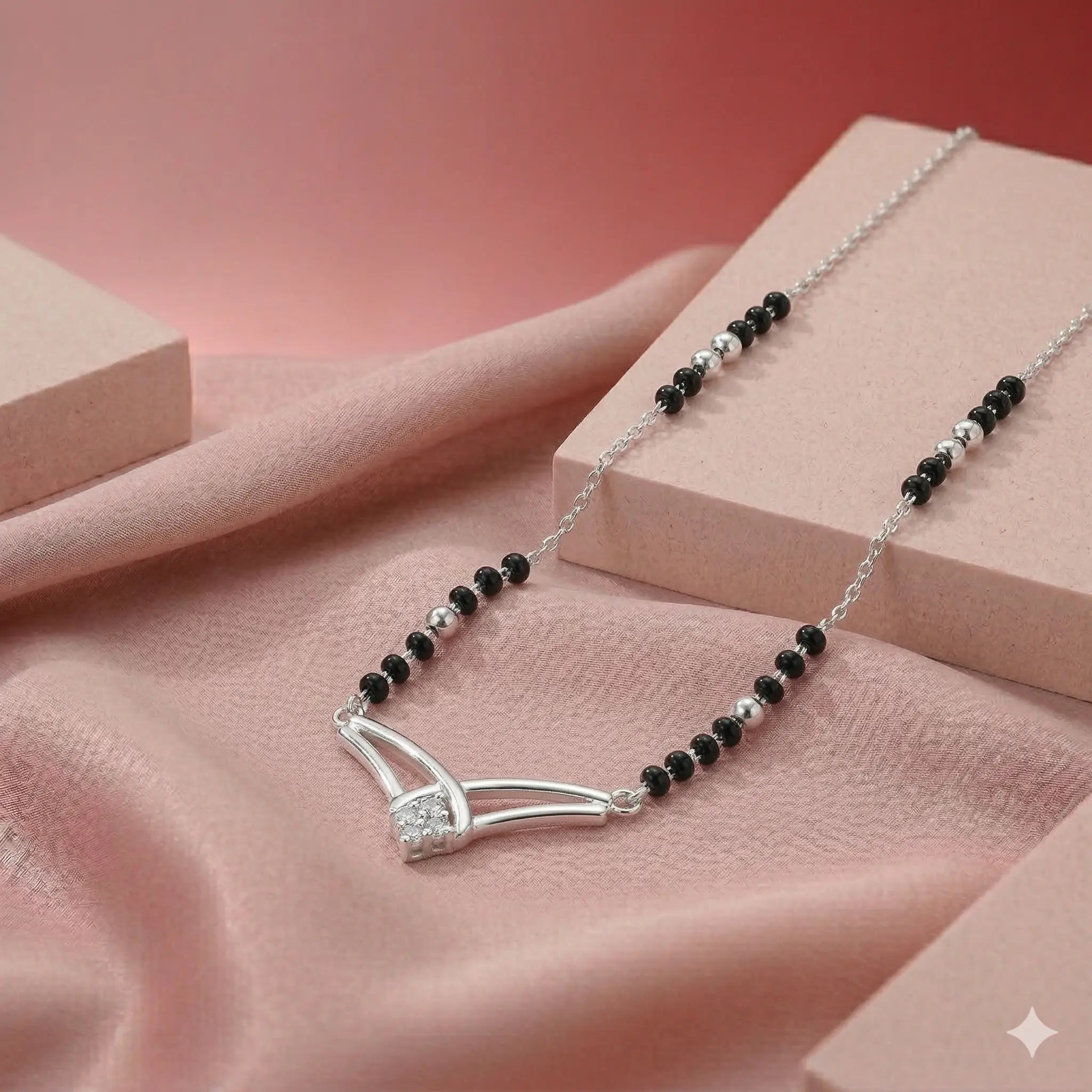 Miravi Mangalsutra collection in 925 sterling silver jewellery
